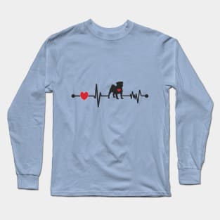 Bulldog Heartbeat Long Sleeve T-Shirt